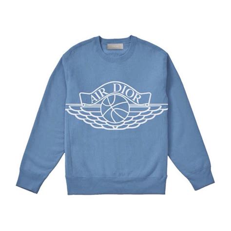 dior x jordan wings sweater navy|Dior x Air Jordan Wings Sweater 'Blue' .